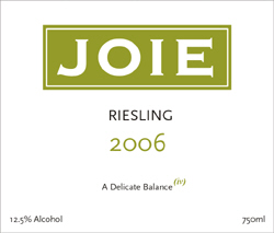 Joie Rielsing is made in a dry German style.